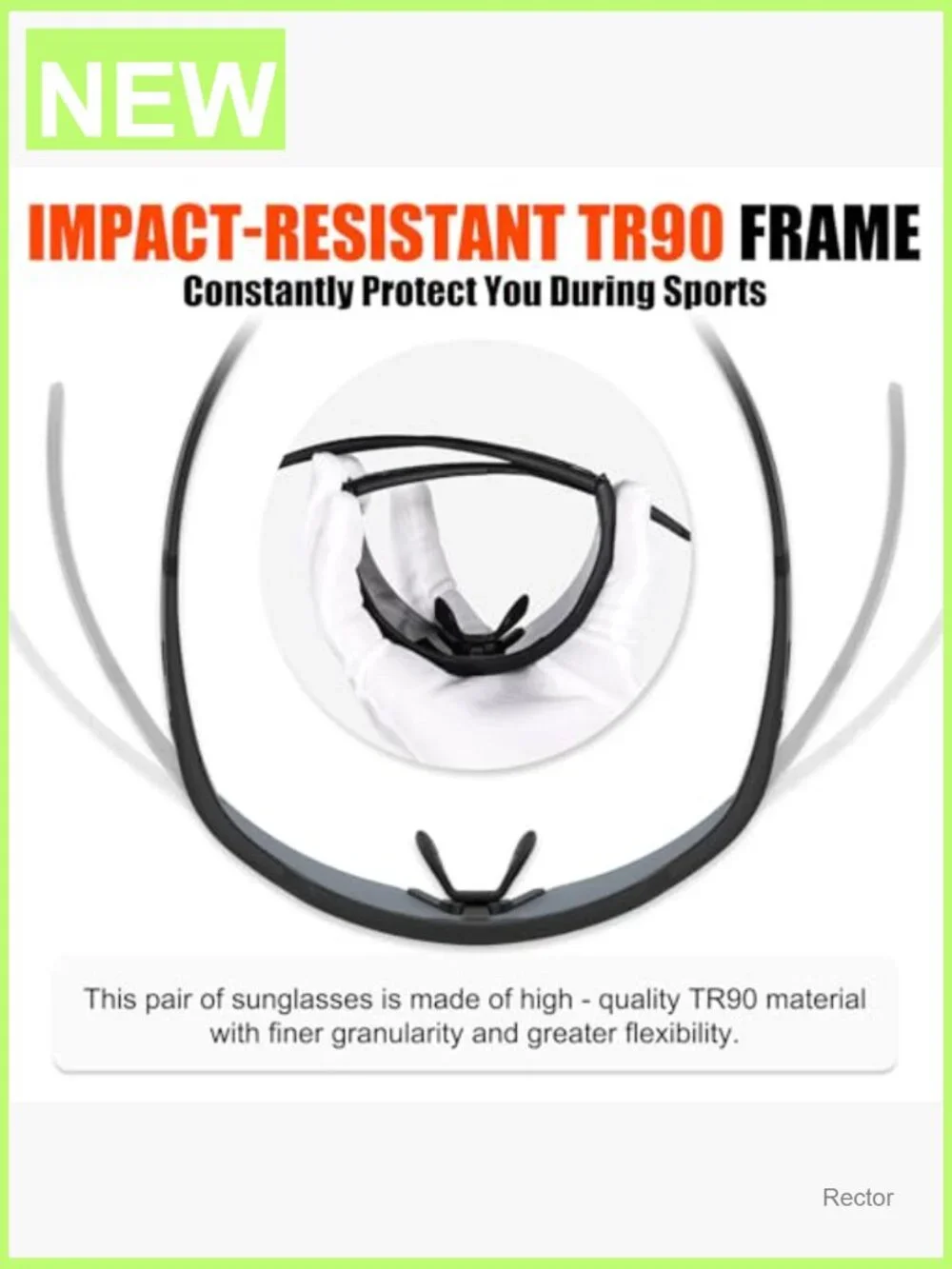 Polarized Cycling Glasses with 5 Interchangeable Lenses for Sports